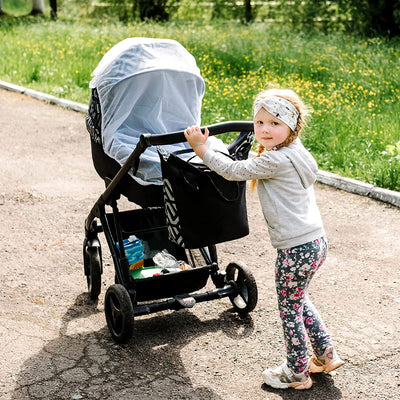 Zanzariera Passeggino Universale per Carrozzina, Seggiolino Auto, Letto Ombrello, Protezione Insetti per Neonati, Bambini