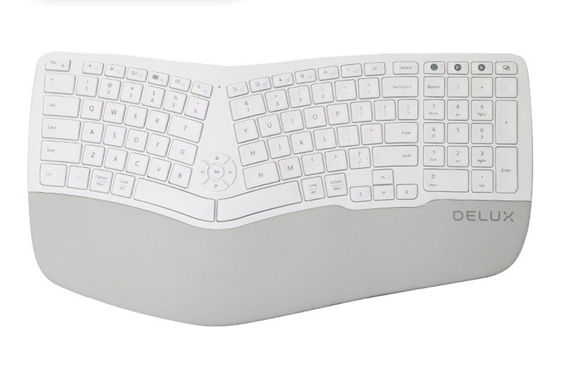 Colorful Gm902 Wireless Bluetooth Ergonomic Mute Scissor Foot Laptop Rechargeable 104 Keyboard