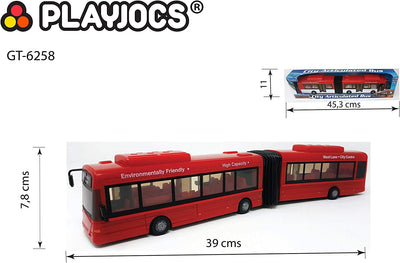 GT-6258 Autobus 41Cm - Auto Car Modello Giochi per Bambini