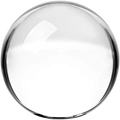 Sfera Di Vetro, K9 Sfera Di Cristallo, 80Mm K9 Sfera Vetro Trasparente per Fotografia, Sfera Di Cristallo Palle Di Vetro per Foto, per Fotografia, Decorazione, Divinazione