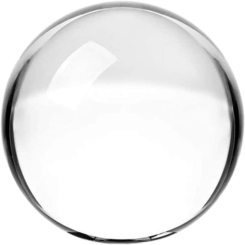 Sfera Di Vetro, K9 Sfera Di Cristallo, 80Mm K9 Sfera Vetro Trasparente per Fotografia, Sfera Di Cristallo Palle Di Vetro per Foto, per Fotografia, Decorazione, Divinazione