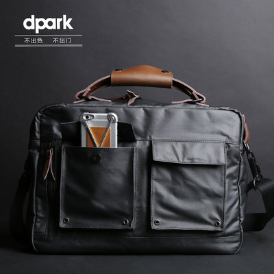 Dpark 14/15 Inchlenovo Laptop Bag with Single Shoulder Slung Men Business Handbag