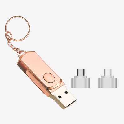 Compatible with Apple , Ultra-Large Capacity Metal USB Flash Drive