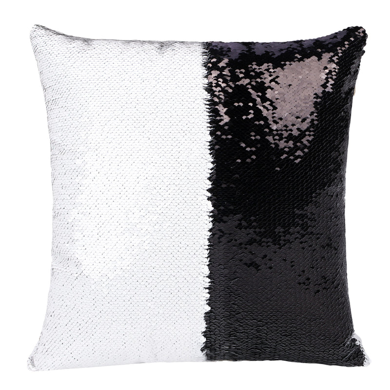 Sequins Throw Pillowcase with Custom Photo