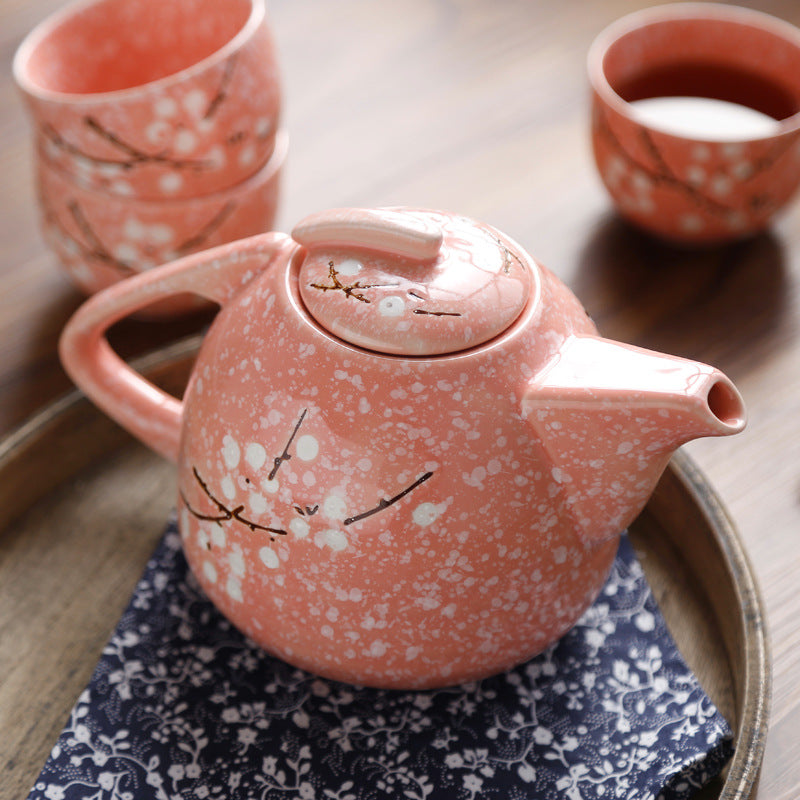 Japanese Ceramic Tea Set Set for Household Use