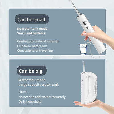 Portable Oral Irrigator 300Ml Large Water Electric Irrigador Bucal Water Flosser Tooth Cleaner