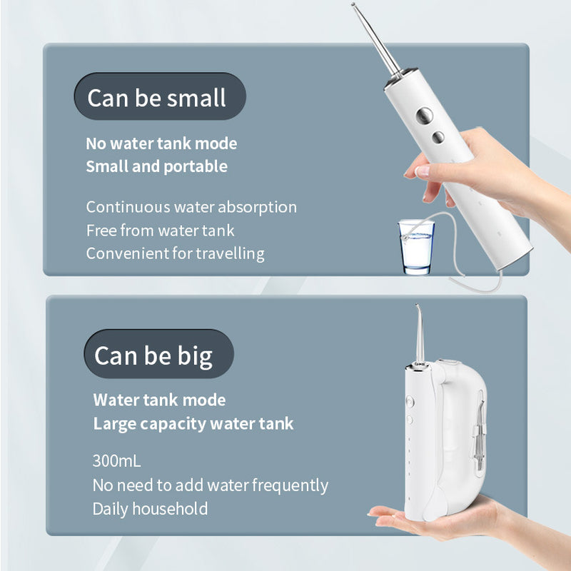 Portable Oral Irrigator 300Ml Large Water Electric Irrigador Bucal Water Flosser Tooth Cleaner