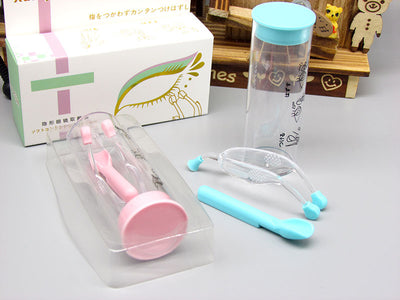 Contact lenses soft removal device, pupil removal tool, tweezers clip and suction rod