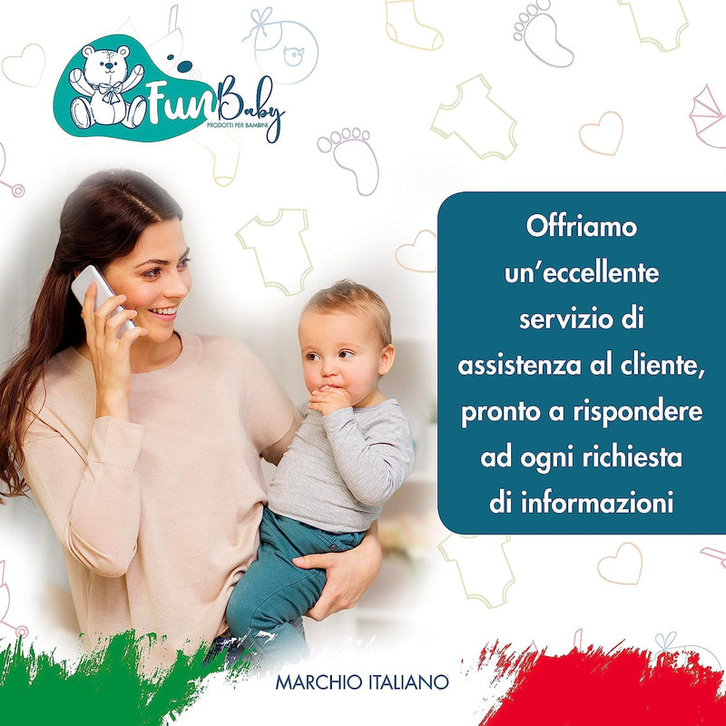 Funbaby Massaggia Gengive Neonati per Dentizione - Giochi Dentizione Neonato Morbido E Stimolante Con Ebook