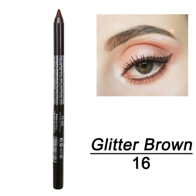 Eyeliner Dual Use Gel Eyeliner Pen for Long Lasting Waterproof and Sweat Proof