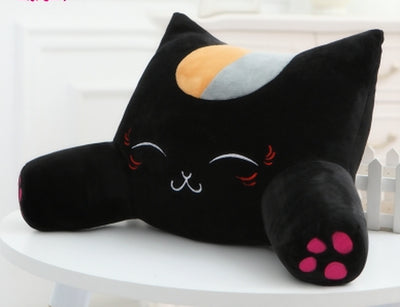 Cat Pillow Cushion Bed Back Cushion Cute Waist Cushion Office Sofa Pillow Lumbar Cushion Car Pillow