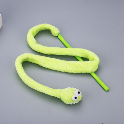 Pet Cat Toy Cartoon Snake Funny Cat Rod Cat Interactive Toy Funny Cat Rod