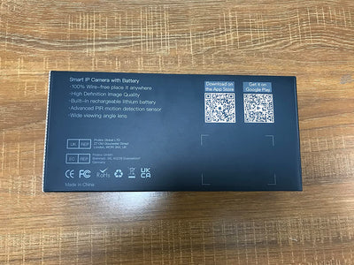 Telecamera Wi-Fi Esterno Con Pannello Solare, Telecamera Wifi Esterno Batteria Senza Fili, Visione Notturna a Colori, Rilevazione Di Movimento PIR, IP66, Audio a 2 Vie