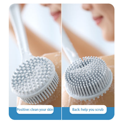 New Silicone Bath Brush Double-Sided Scrubbing