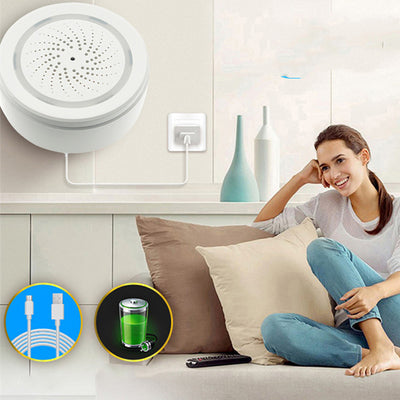 Wifi Alarm Household Wireless Smart Sound and Light Alarm