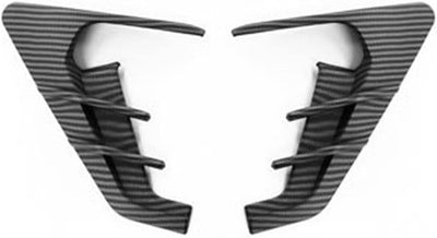 per Tesla per Model 3 per Modello Y 2021 Car Side Wing Panel Cover Spoiler Parapolvere Accessori per La Modifica Della Decorazione Accessori per Auto (Colore : Matte Carbon Fiber Look)