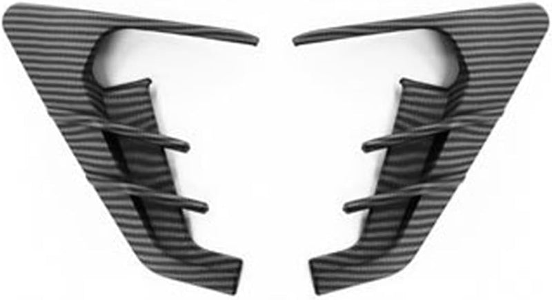 per Tesla per Model 3 per Modello Y 2021 Car Side Wing Panel Cover Spoiler Parapolvere Accessori per La Modifica Della Decorazione Accessori per Auto (Colore : Matte Carbon Fiber Look)