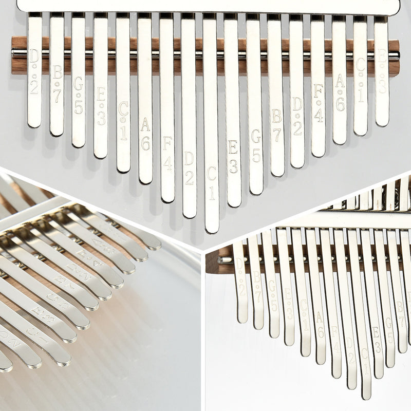 Acrylic Crystal 17-Tone Kalimba Thumb Piano