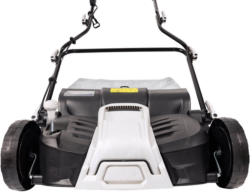 Scarificatore Elettrico Aeratore Di Prati  - 1500 W - Elevata Forza Di Passaggio - Protezione Dal Sovraccarico - Sacco Di Raccolta Di 40 L - Larghezza Di Lavoro Di 36 Cm - Ampie Ruote