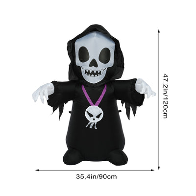 Halloween Scary Inflatable Skull Ghost Model Inflatable Ghost for Home Garden