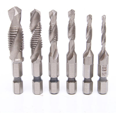 Tap set for titanium screw machine