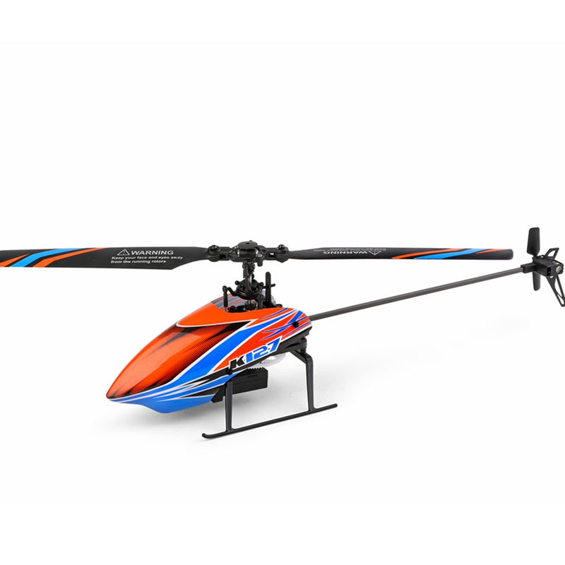 K127 4CH 6-Axis Gyro Altitude Hold Flybarless RC Helicopter RTF