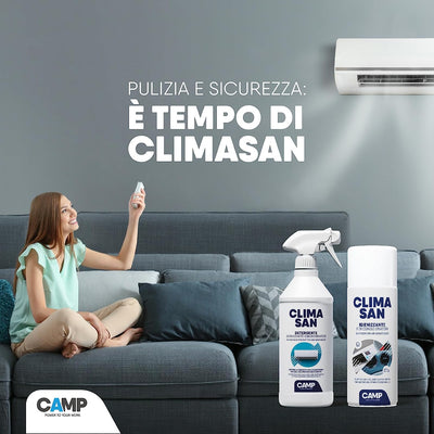 ‎ CLIMASAN DETERGENTE, Detergente per Climatizzatori Specifico per Filtri, Componenti E Unità Esterna, 750 Ml