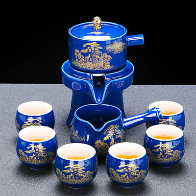 Lazy Tea Set High Grade Ceramic Household