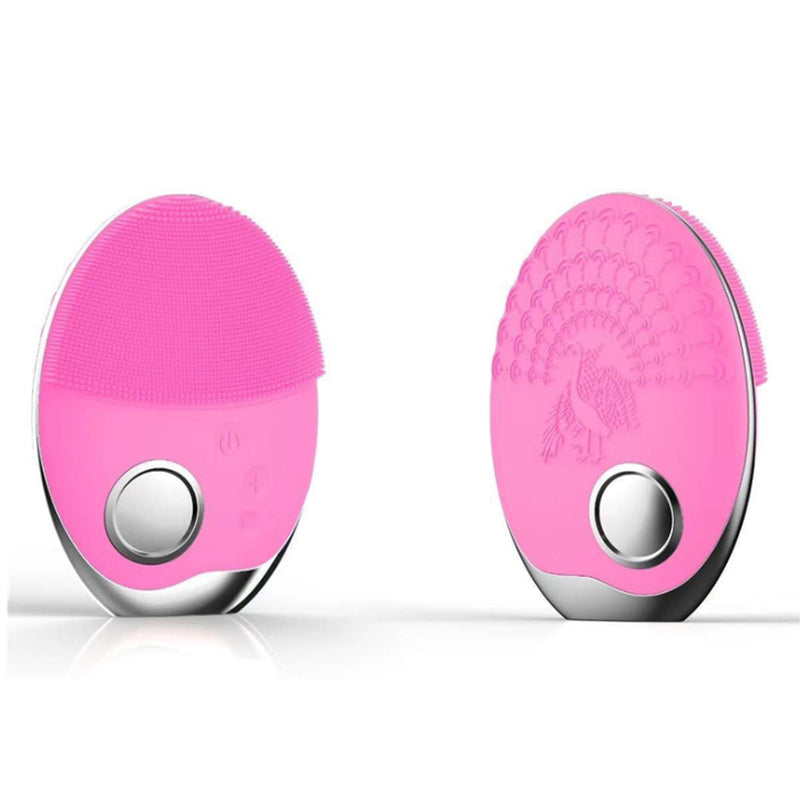 Wireless Charging Skin Cleansing Beauty Instrument Electric Cleaning Brush Ultrasonic Vibration Wash Brush