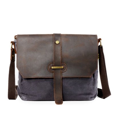 Men'S Canvas Shoulder Bag