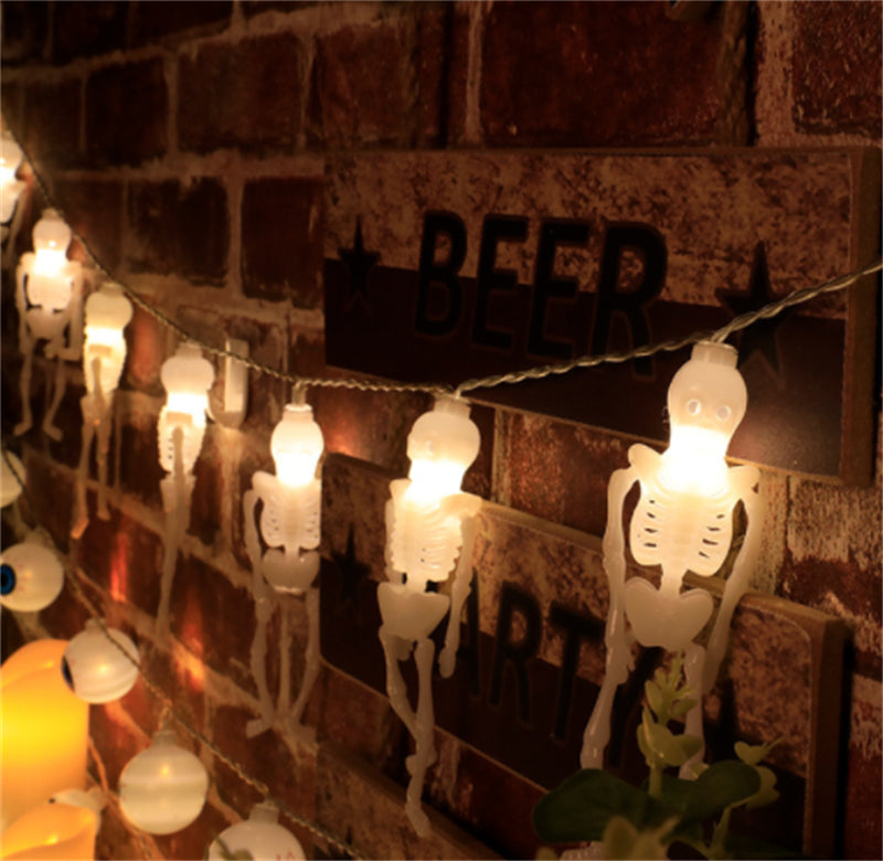 Halloween Battery Remote Control USB LED String Lights