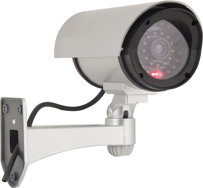 Telecamera Da Esterno Finta Dummy Cam 30 Finti Led Con Lampeggiante IR Infrarossi Design Professionale CCTV