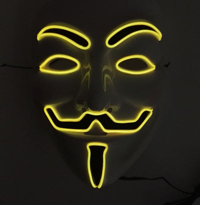 New LED Guy Fawkes Mask