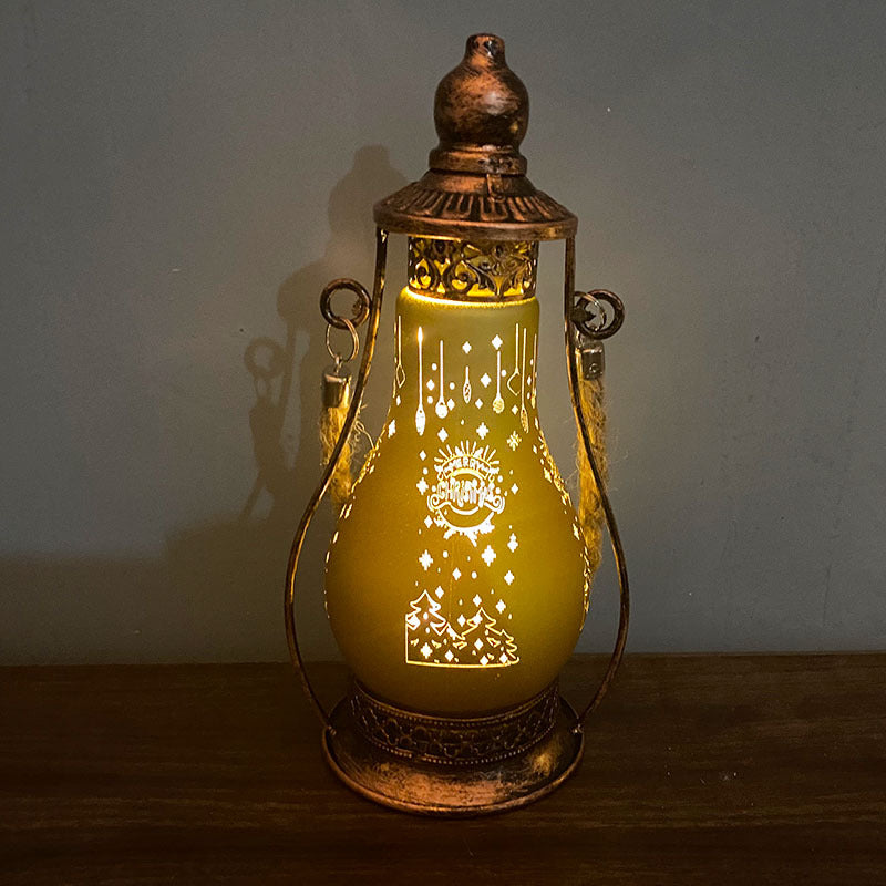 Decorate led oil lamp hotel family christmas