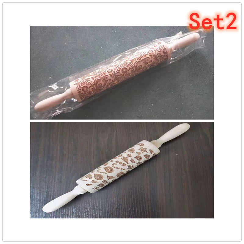 Roller Printed Cookie Dough Stick