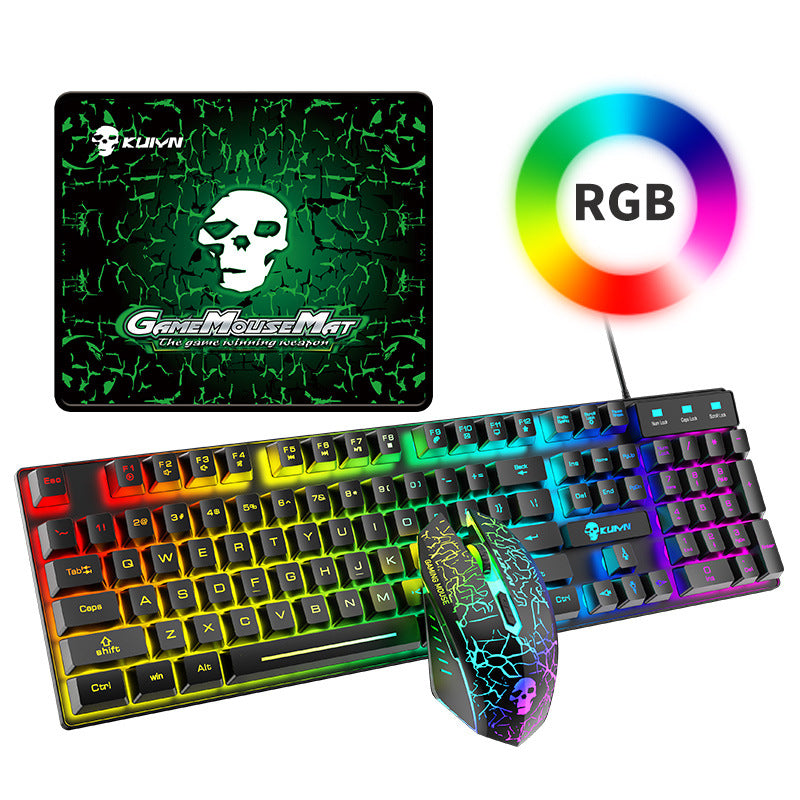 Kuiying T6RGB Luminous Keyboard and Mouse Set