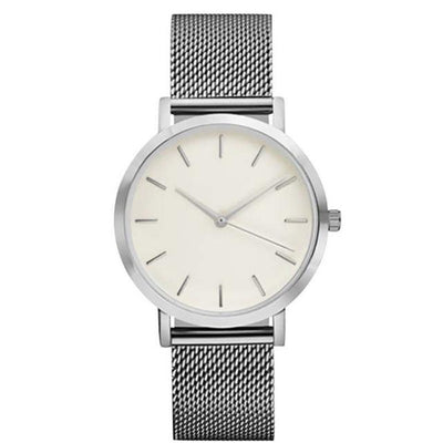 Steel-Band Fashion Quartz Watch