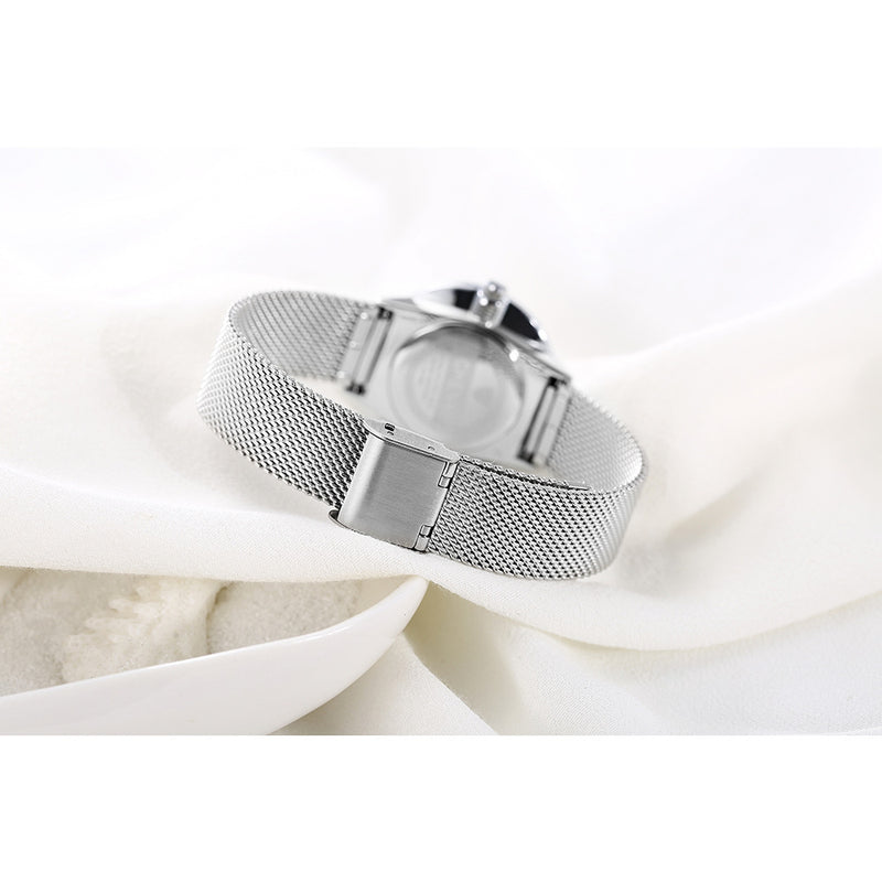 Spot Watch Mesh Woven Steel Belt Women&