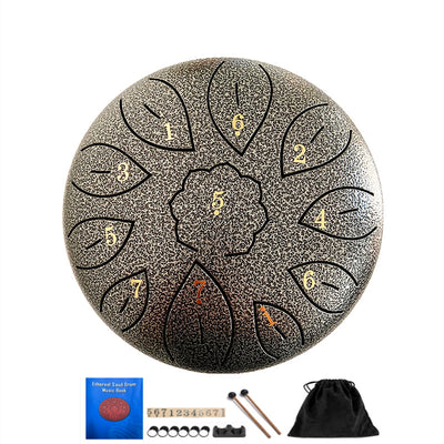 6-Inch 11-Tone Ethereal Drum C Steel Tongue Drum