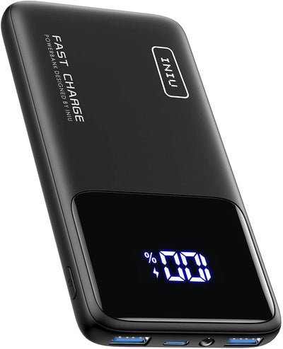 Power Bank, 22.5W Fast Charge Powerbank 10500Mah, Caricatore Portatile PD3.0 QC4.0 (USB C Input&Output) LED Display, Caricabatterie Portatile per Iphone 14 13 12 X Pro Samsung S21 Airpods Ipad.