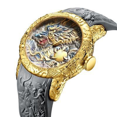 Dragon Pattern Mechanical Watch