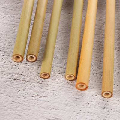 5Pcs Natural Bamboo Straws