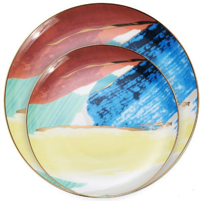 Watercolor Dessert Plates