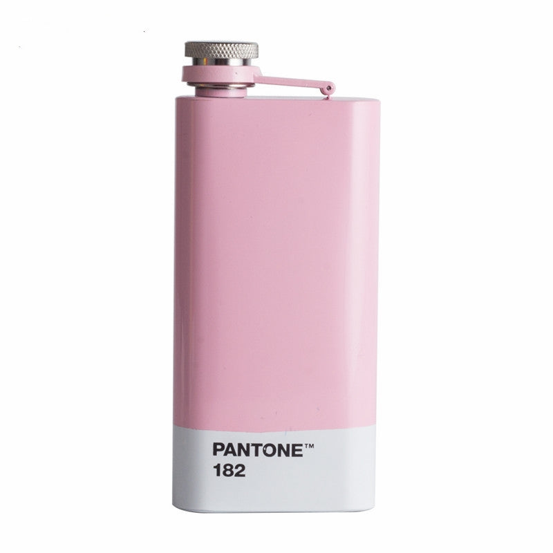 Stainless Steel Candy-Colored Hip Flask