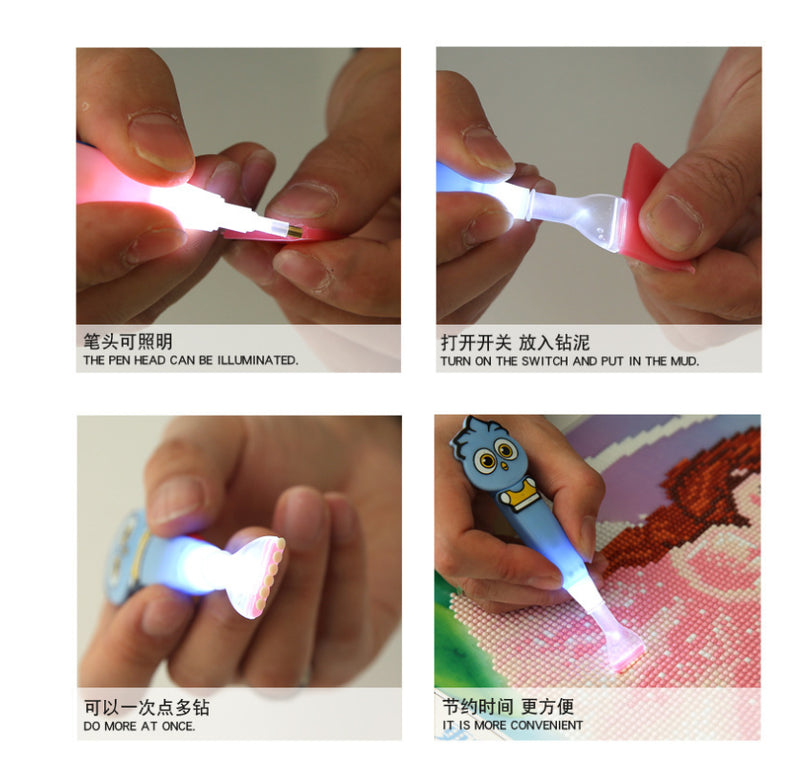 New Style Diamond Painting Luminous Point Drill Pen