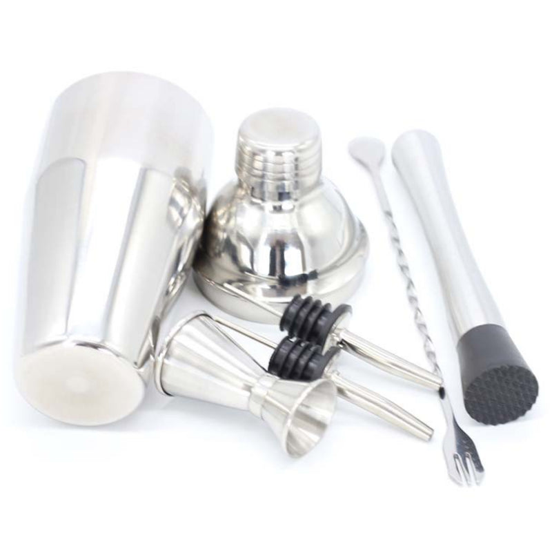 Stainless Steel Cocktail Shaker Ice Bucket Six-Piece Set