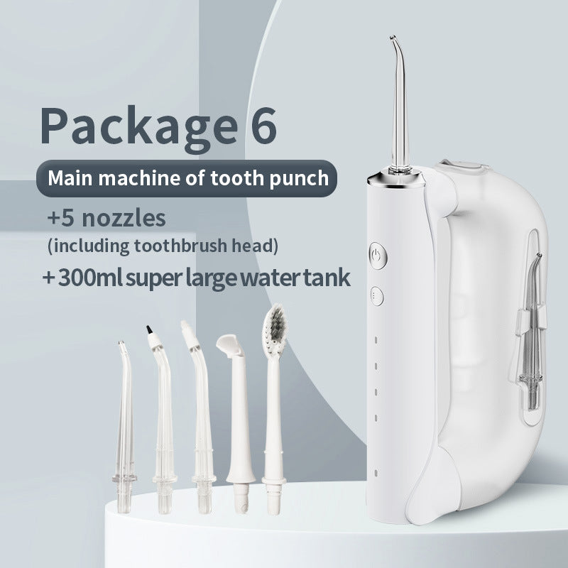 Portable Oral Irrigator 300Ml Large Water Electric Irrigador Bucal Water Flosser Tooth Cleaner