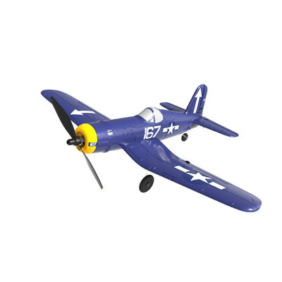 Three Batteries- Mini F4U EPP 400Mm Wingspan 2.4G 6-Axis Gyro One Key Return Aerobatic Indoor RC Airplane Trainer Fixed Wing RTF for Beginner