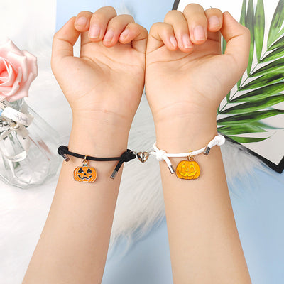 New Love Magnet Attracts a Pair of Halloween Lovers Bracelets