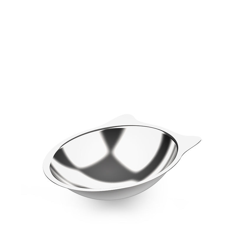 Soft and Cute Non-Slip Stainless Steel Cat Bowl